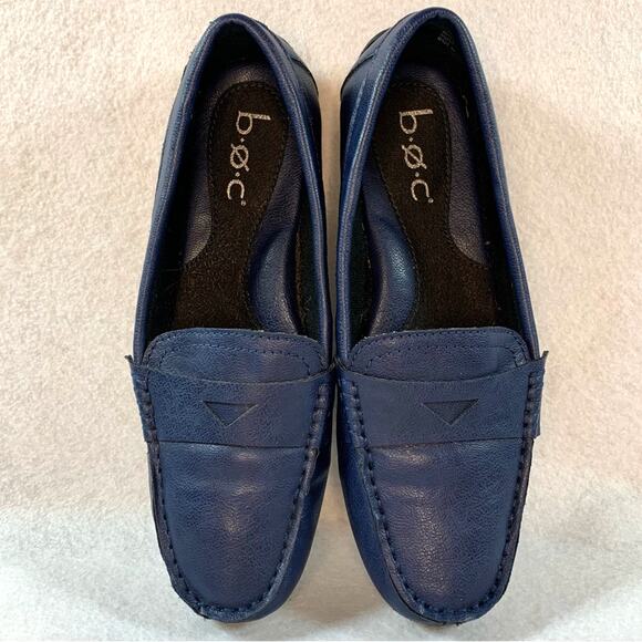 BORN Blue Penny‎ Loafers Sz 6 Academia Preppy New England Coastal Classic - Picture 2 of 11